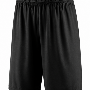 Black Relaxed-Fit Athletic Shorts