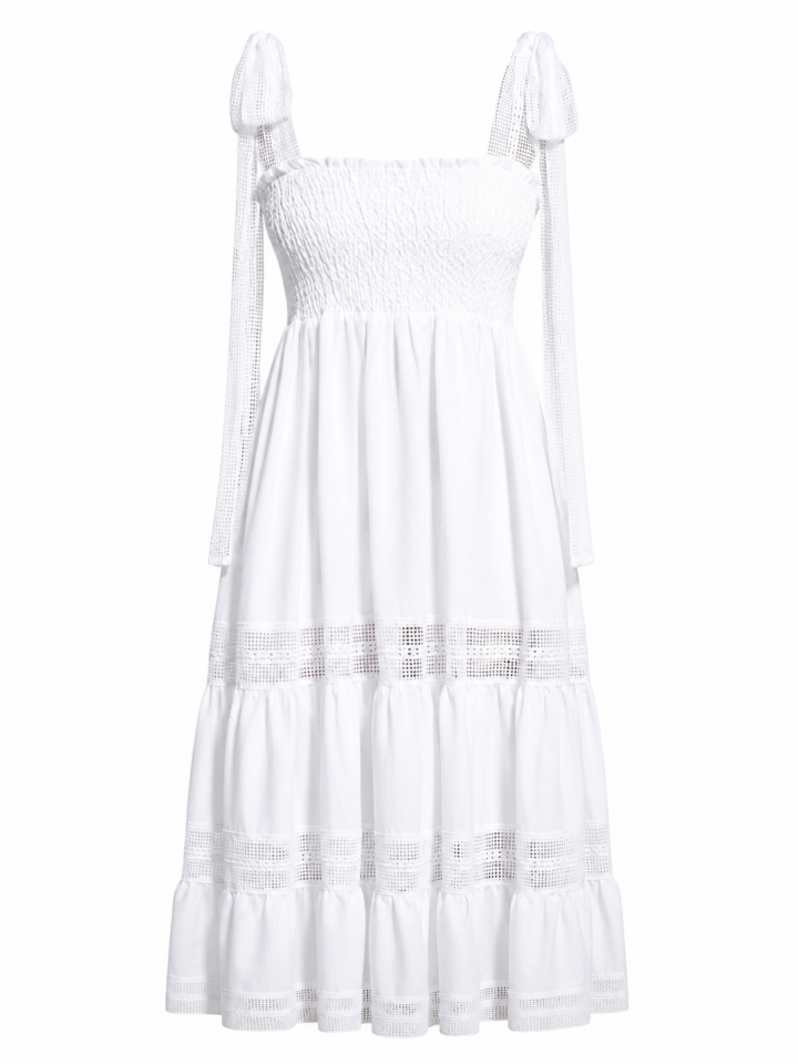 Striped Crew Neck Shift Dress
