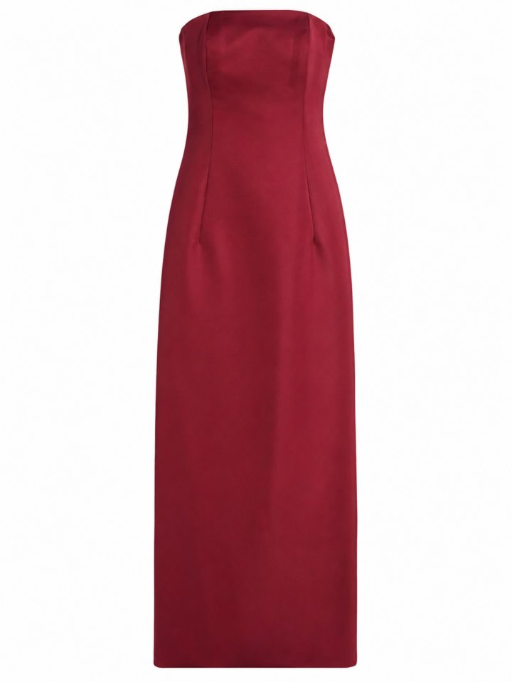 Flowing Maxi Dress with Belted Waist
